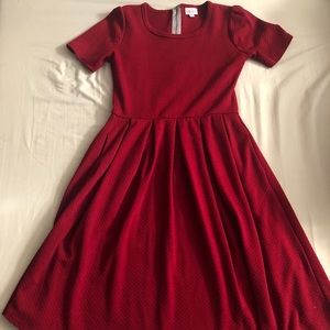 Maroon Amelia Lularoe Dress